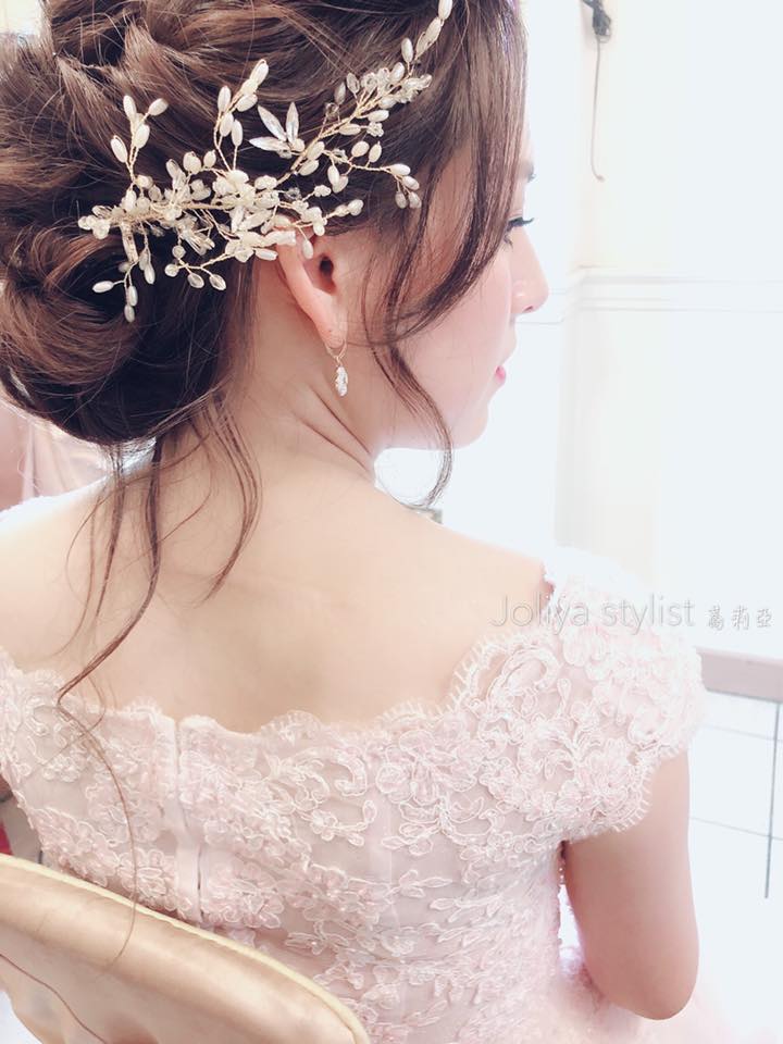 婚紗造型婚紗妝髮女神風韓系妝髮仙仙風
